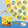 Artpar Kids Air Dry Clay Kit,12 Pack Traffic Modeling Magic Clay Sculpting Set | Ultra Light & Soft DIY Art & Crafts School Classroon Projects,Home Party Favors Supplies for Boys Girls Adults view 2
