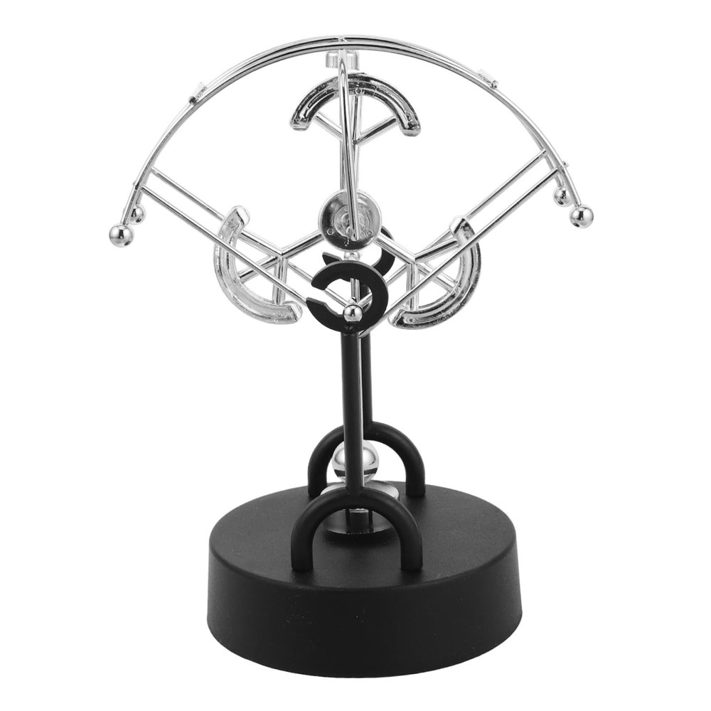 BESPORTBLE Desktop Rotating Toy Stepper Perpetual Motion Model Desk Decor Physics Toy for Adults Office Decor