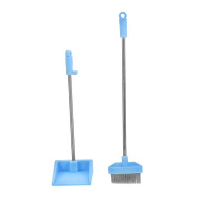PERSELOSO Mini Cleaning Supplies Set Scale Dollhouse Cleaning Tools with Dustpan and Broom Realistic Design for Playhouse Decoration Durable Craftsmanship for Miniature Scenes