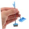 PERSELOSO Mini Cleaning Supplies Set Scale Dollhouse Cleaning Tools with Dustpan and Broom Realistic Design for Playhouse Decoration Durable Craftsmanship for Miniature Scenes view 3