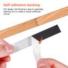 DOITOOL 40 Pieces 1/12 Scale Peel and Stick Dollhouse Flooring Miniature Wood Tiles Self Adhesive for Dollhouse Accessories DIY Home Decoration view 4