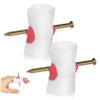 Abaodam Nail Through Finger Trick Scary Prank Props 2 Pcs Bloody Finger Halloween Prank Toys for Adults Realistic Trick for Party and April Fool's Day view 1