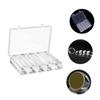 Artibetter 30mm Coin Capsules Holder Portable Coin Protector Hinged Lid for Collectors and Hobbyists view 2