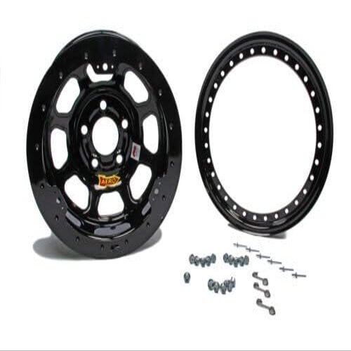Part Synergy Replacement for 15" x 7" Black Beadlock Wheel 5 x 4.75" Bolt Pattern Direct Fit