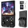 PixelKing 2025 New Upgrade R36MAX Retro Handheld Game Console with 64G Built-in 18000+ Classic Games,Emulator Handheld,4.0" IPS Screen Retro Gaming Console, Rechargeable Portable Pocket Arcade(Black) view 1
