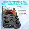 PixelKing 2025 New Upgrade R36MAX Retro Handheld Game Console with 64G Built-in 18000+ Classic Games,Emulator Handheld,4.0" IPS Screen Retro Gaming Console, Rechargeable Portable Pocket Arcade(Black) view 4