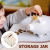 Abaodam 5pcs Unfinished Wooden Piggy Banks for Boy Girl Change Container for Savings Creative Bank Design Birthday for Boys and Girls view 4