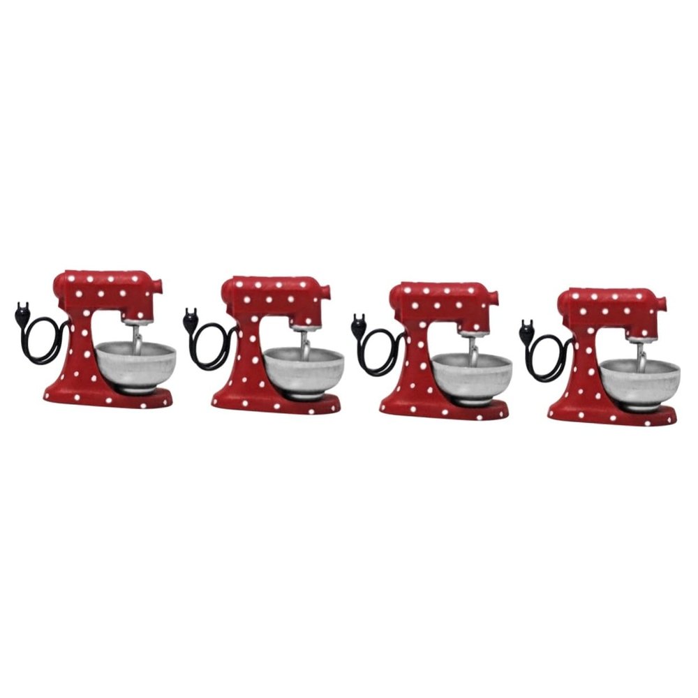 BESPORTBLE 4pcs Miniature Kitchen Mixer Toy for Boys and Girls Pretend Play Appliance for Imaginative Play Early Development Educational Kitchen Toy