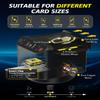 2026 New Automatic Card Shuffler and Dealer,3-in-1 Card Shuffler Machine with 4 Drawing Remotes,1-2 Decks Support 12 Players,360/180 Deal, Rechargeable,for Poker,UNO,Phase 10,Skip-Bo,Texas Hold'em view 3