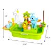 Easy Playhouse: 4-in-1 Play Sink - Running Water Electric Faucet, Kitchen & Food Accessories, Waterpark Theme, Fishing Games, Bath Toys, Kids Age 3+ view 2