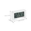 LOORGVEL 2pcs Small Digital Clock for Car Dashboard Minimalist Silent Clock Accessories Unique Design for Vehicles Portable and Lightweight for Students and Boy Girl view 2