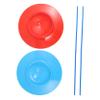 Alasum 2pcs Beginner to Pro Juggling Circus Trick Plates Boys and Girls Sticks for Parties view 1