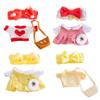 4 Set Clothes for Stuffed Animals Plush Stuffed Animal Clothes for Duck with Headbands, Skirts, Sweaters and Bags DIY Animal Accessories for Kids to Improve Hands-On Skills view 1