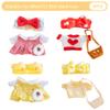 4 Set Clothes for Stuffed Animals Plush Stuffed Animal Clothes for Duck with Headbands, Skirts, Sweaters and Bags DIY Animal Accessories for Kids to Improve Hands-On Skills view 3