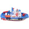 EMUKOEP Kids Fireboat Toy Water Spraying Ship Model with Sound & Flash Light view 4
