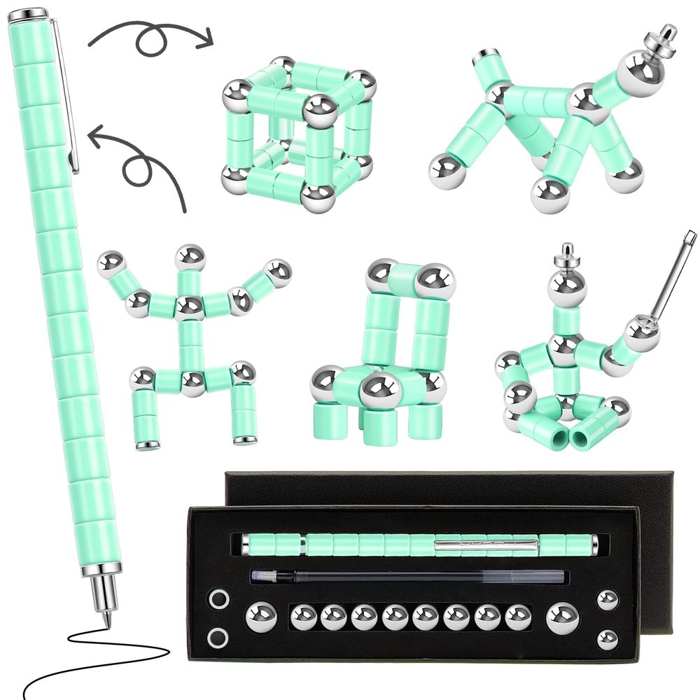 Magnet Pens Gifts For Teen Girls - Easter Basket Stuffers For Teen Boys, Unique Birthday Gifts For Men Women, Cool Gadget Stress Relief Toys For 12 13 14 15 16 Year Old Desk Supplies Ballpoint Pens