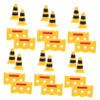BESPORTBLE 1set Mini Traffic Cones Educational Traffic Signs for Boys and Girls Includes Cones for Imaginative Play view 1
