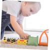 BESPORTBLE 1set Mini Traffic Cones Educational Traffic Signs for Boys and Girls Includes Cones for Imaginative Play view 4