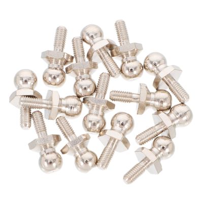 Amosfun 14pcs Rc Car Steel End Control Replacement Parts for Racing Agility Stability for Upgrades and