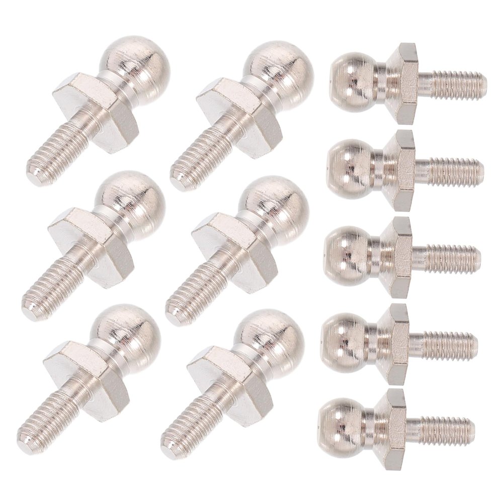 ULTECHNOVO 14pcs Rc Car Steel End Parts for Quick Replacement Upgrade Vehicle Accessories for Racing Tracks