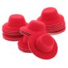 Abaodam 20pcs Miniature Fabric Jazz Hats for Dolls Small Dress-up Accessories for Boys and Girls Pretend Play Home Decor and Photo Props Cute Hats for Miniature Scenes view 1