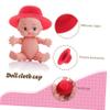 Abaodam 20pcs Miniature Fabric Jazz Hats for Dolls Small Dress-up Accessories for Boys and Girls Pretend Play Home Decor and Photo Props Cute Hats for Miniature Scenes view 2