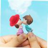 Abaodam 20pcs Miniature Fabric Jazz Hats for Dolls Small Dress-up Accessories for Boys and Girls Pretend Play Home Decor and Photo Props Cute Hats for Miniature Scenes view 3