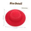 Abaodam 20pcs Miniature Fabric Jazz Hats for Dolls Small Dress-up Accessories for Boys and Girls Pretend Play Home Decor and Photo Props Cute Hats for Miniature Scenes view 4