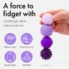 ONO Signets  Silicone Magnetic Balls with Textured Dimples, Bumps, and Waves | Fun to Play with Fidget Toy for Adults | Help Relieve Stress, Anxiety, Tension (Lavender, Set of 4) view 4