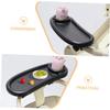 HEALLILY Stroller Snack Tray Ample Storage Easy to Install Removable Food Table Attachment for Meals Compatible Stroller Accessories view 3