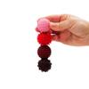 ONO Signets  Silicone Magnetic Balls with Textured Dimples, Bumps, and Waves | Fun to Play with Fidget Toy for Adults | Help Relieve Stress, Anxiety, Tension (Ruby, Set of 4) view 1