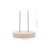 MINAOLULUS 24pcs Doll Stands Display Holders Wooden Action Figure Base Stable Support System view 2