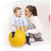 BESPORTBLE Inflatable Hop for Boy Girl Yellow Jumping Grip Handle Promotes Coordination Balance for Play for Ages Random Style view 2