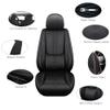 Cresater Car Seat Covers Fit for Ford Fiesta 2011-2019,Front Set Leather Seat Cover,Airbag Compatible Car Seat Cushions,Waterproof Seat Covers for Cars(Black) view 2