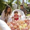 Realhaha Ball Pit Balls 500 Play Balls Plastic Balls for Baby Girls Toddlers Kids Play Tent Pool Playhouse Playpen Party Decoration, Pink Yellow view 3