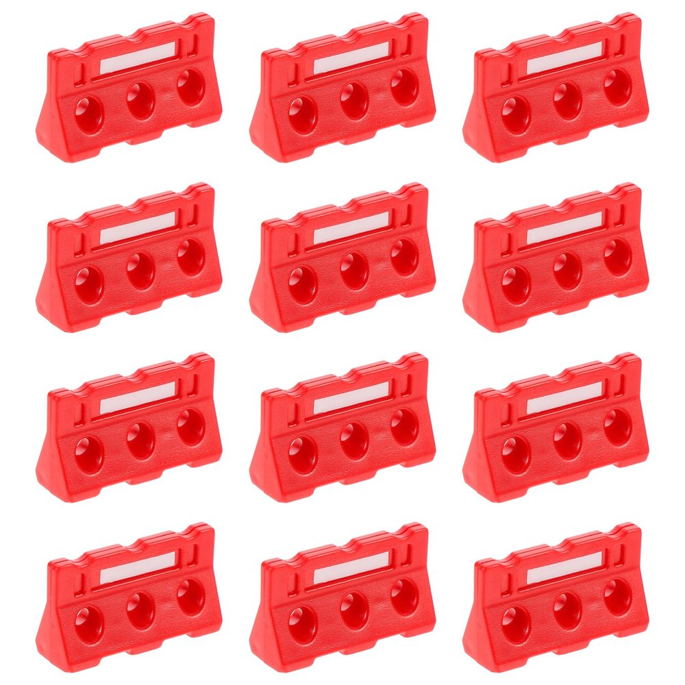 BESPORTBLE 24pcs Toy Barricade Miniature Road Barricades for Boys and Girls School Projects Train Layouts and Decorations