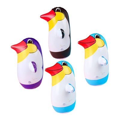 Abaodam 4pcs Inflatable Christmas Tumbler Penguin Toys PVC Boys and Girls Toys Sports Games for Reaction