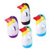 Abaodam 4pcs Inflatable Christmas Tumbler Penguin Toys PVC Boys and Girls Toys Sports Games for Reaction view 1