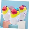 Abaodam 4pcs Inflatable Christmas Tumbler Penguin Toys PVC Boys and Girls Toys Sports Games for Reaction view 4