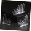 OUNONA 25pcs Medal Display Holder Acrylic Coin Stand Coin Storage Rack Display Frame Compact Stand for Collection view 2