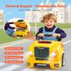 VEVOR Engine Toy, 60 Pieces, Kids Mechanic Car Repair Set with Removable Parts, Lights and Sounds, Steering Wheel and Horn, Kids Mechanic Workshop Set for Toddler Ages 3 Years and Up, Yellow view 2