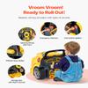 VEVOR Engine Toy, 60 Pieces, Kids Mechanic Car Repair Set with Removable Parts, Lights and Sounds, Steering Wheel and Horn, Kids Mechanic Workshop Set for Toddler Ages 3 Years and Up, Yellow view 4