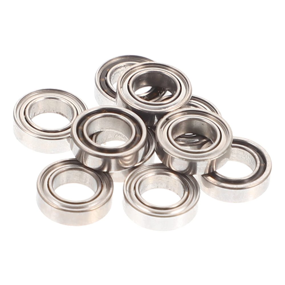 PRETYZOOM Rc Car Front Wheel Tire Bearings 10pcs Steel Toy Car Replacement Parts 144001-02 144010 124016-17-18 124019 K969 K989 P929