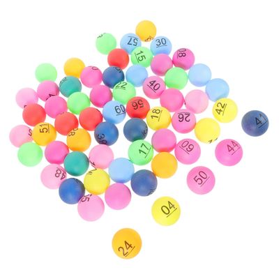 SUPVOX 90pcs Colorful Numbered Draw for Raffle Bingo Games Hollow Plastic for Parties Carnival Events Game Activities