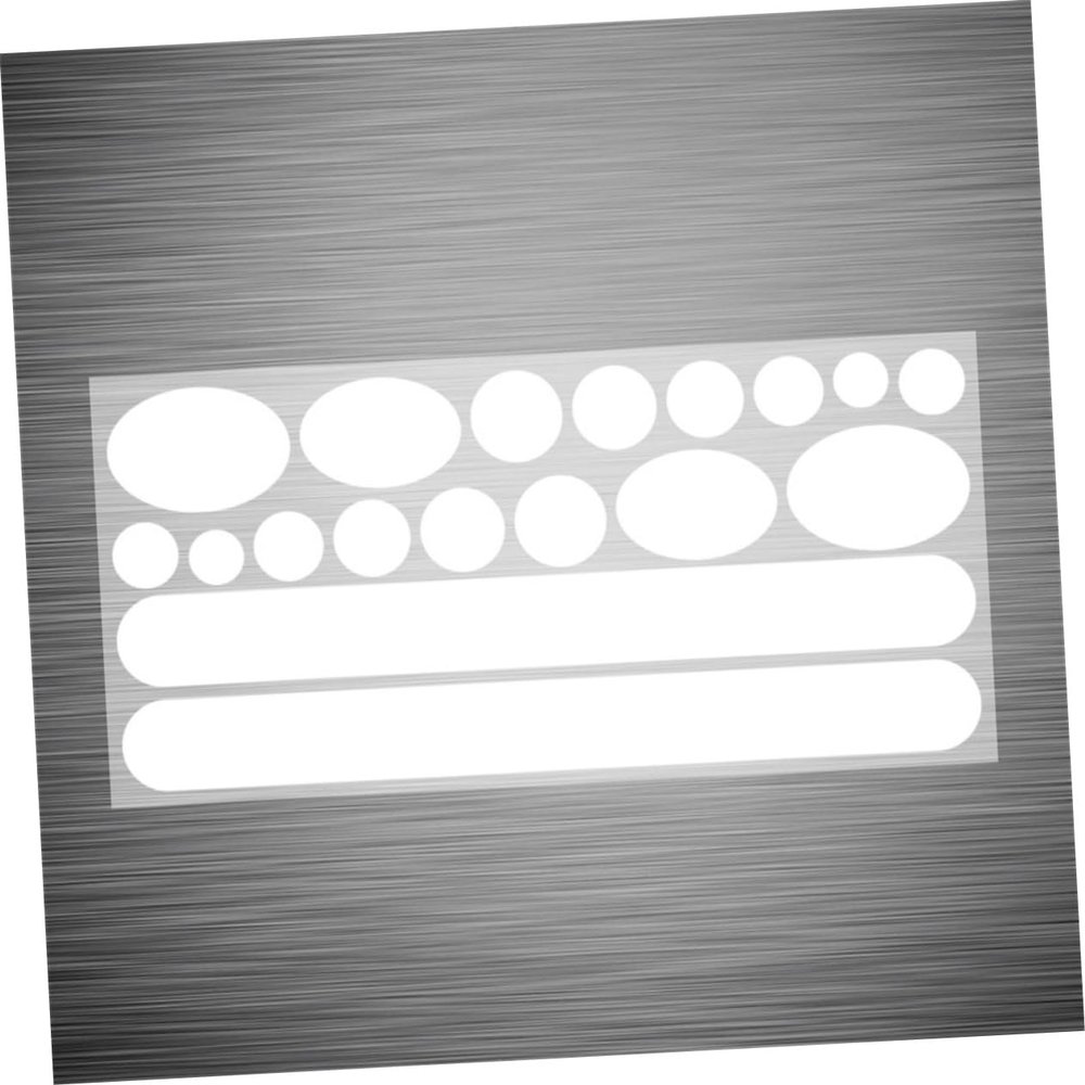 Garneck Stickers Decor Bike Sticker White
