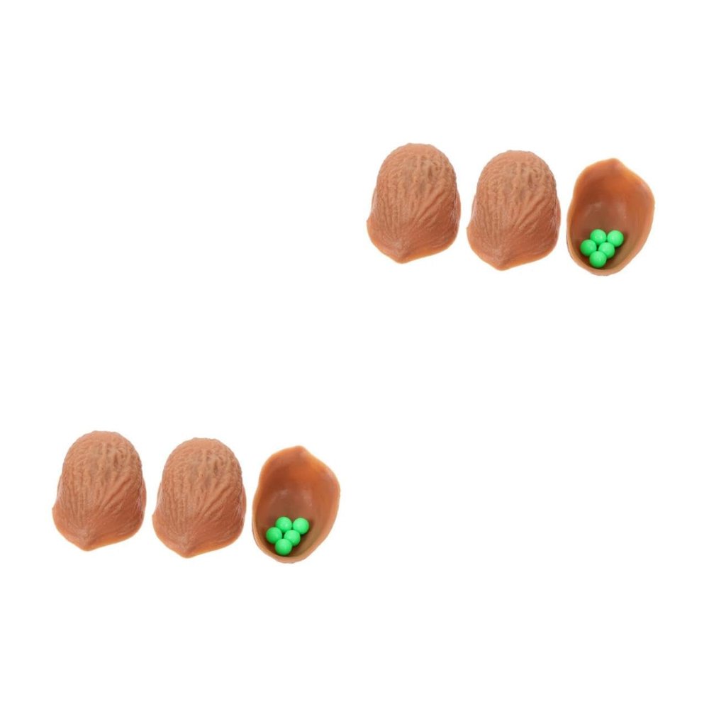 KESYOO 2pcs Creative Walnut Shell Trick Set Fun Game for Boys and Girls and Adults for Developing Intelligence and Entertaining