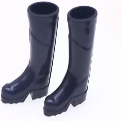 1Pair Black 1/12 Miniature Rubber Boots Dollhouse Garden AccessoriesDollhouse Accessories, Decorations