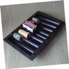 Kisangel Poker Chip Tray Small Poker Table Chips Holder Poker Chip Holder Tray Serving Poker Chip Carrier Compartments Poker Table Chip Tray Poker Chips Dealer Trays Removable Black Plastic view 4