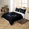 jejeloiu Kids Lion Bedding Set Toddler Size, Safari Print Comforter Cover 3D Wild Animal Pattern Duvet Cover Boys Girls Teens Bedroom Decor with 1 Pillow Case (No Comforter) view 2