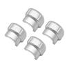 RC Car Parts Compatible with ARRMA 1/7 1/8 RC Car Upgrade Parts Accessories 4Pcs Aluminum Alloy Shock Cap Absorber Protector(Silver) view 2